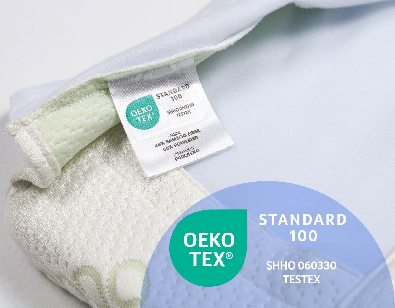 Mô tả Gối Memory Foam - Comfybaby cho bé organic tự nhiên mềm mại, thoáng mát, sử dụng từ 0 tháng tuổi - 3