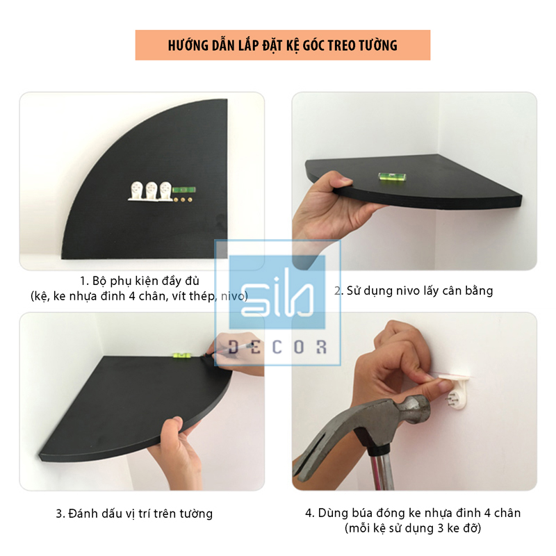 Hướng dẫn lắp đặt kệ gỗ SIB KT111