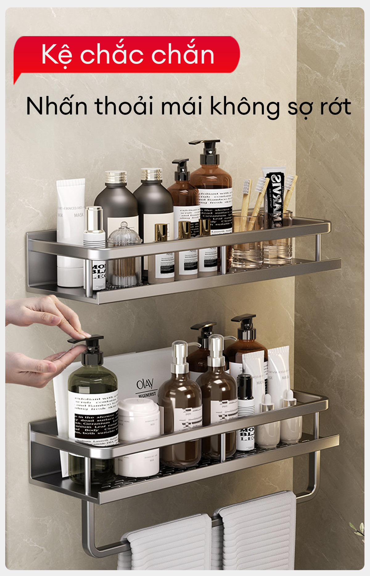 Ưu điểm kệ nhà tắm Enomax