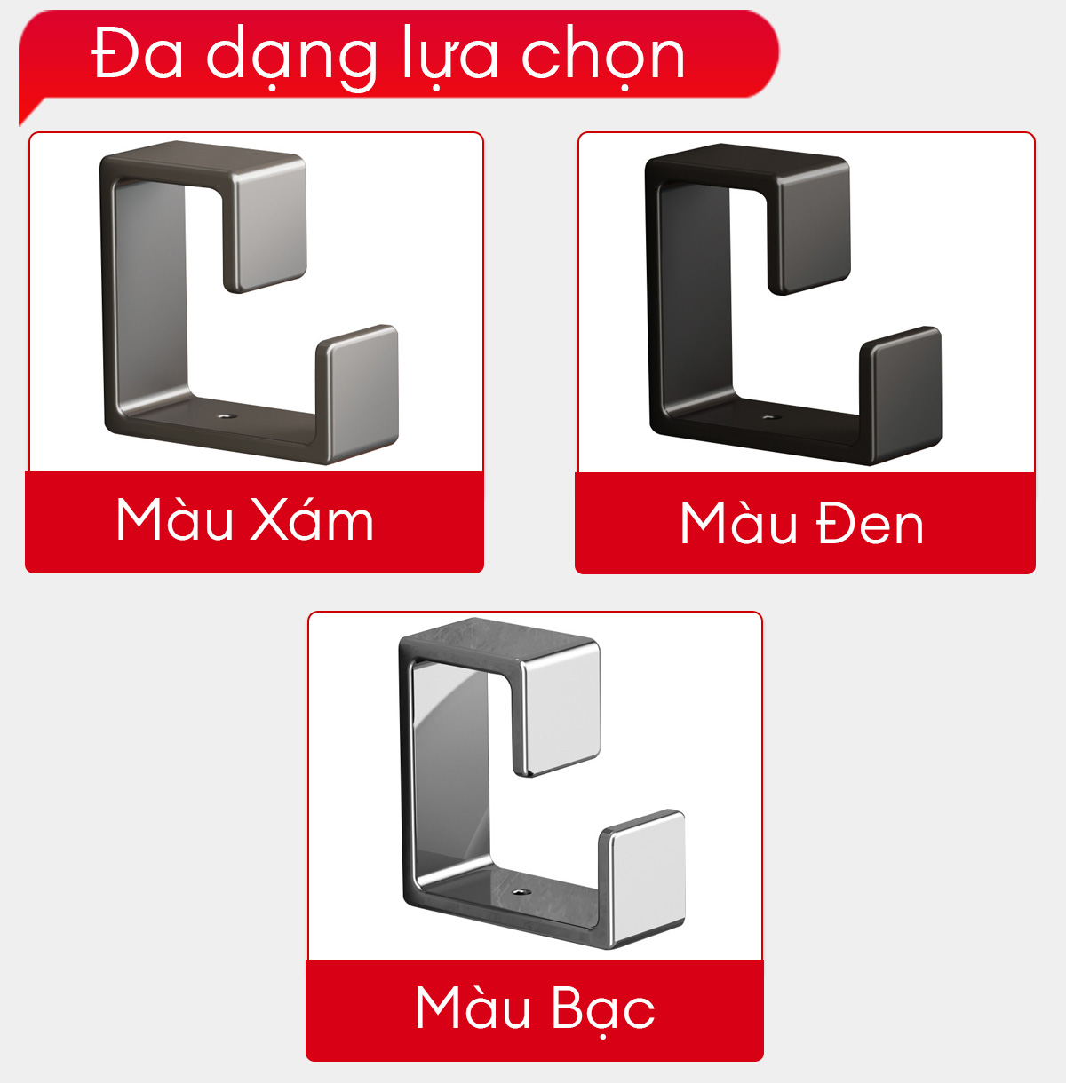 Mô tả Móc treo chậu dán tường Enomax, chịu lực tốt, chất liệu nhôm hàng không, chống gỉ sét - bảo hành 10 năm (Eno 0118) - 9