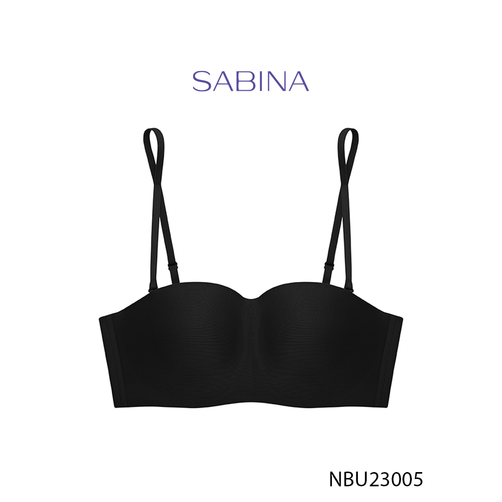 Mô tả Áo Lót Không Gọng Mút Mỏng Cup Ngang Dây Lưng Không Viền May Màu Trơn Pretty Perfect By Sabina NBU23005 (GIỐNG SBXU8900) - 4