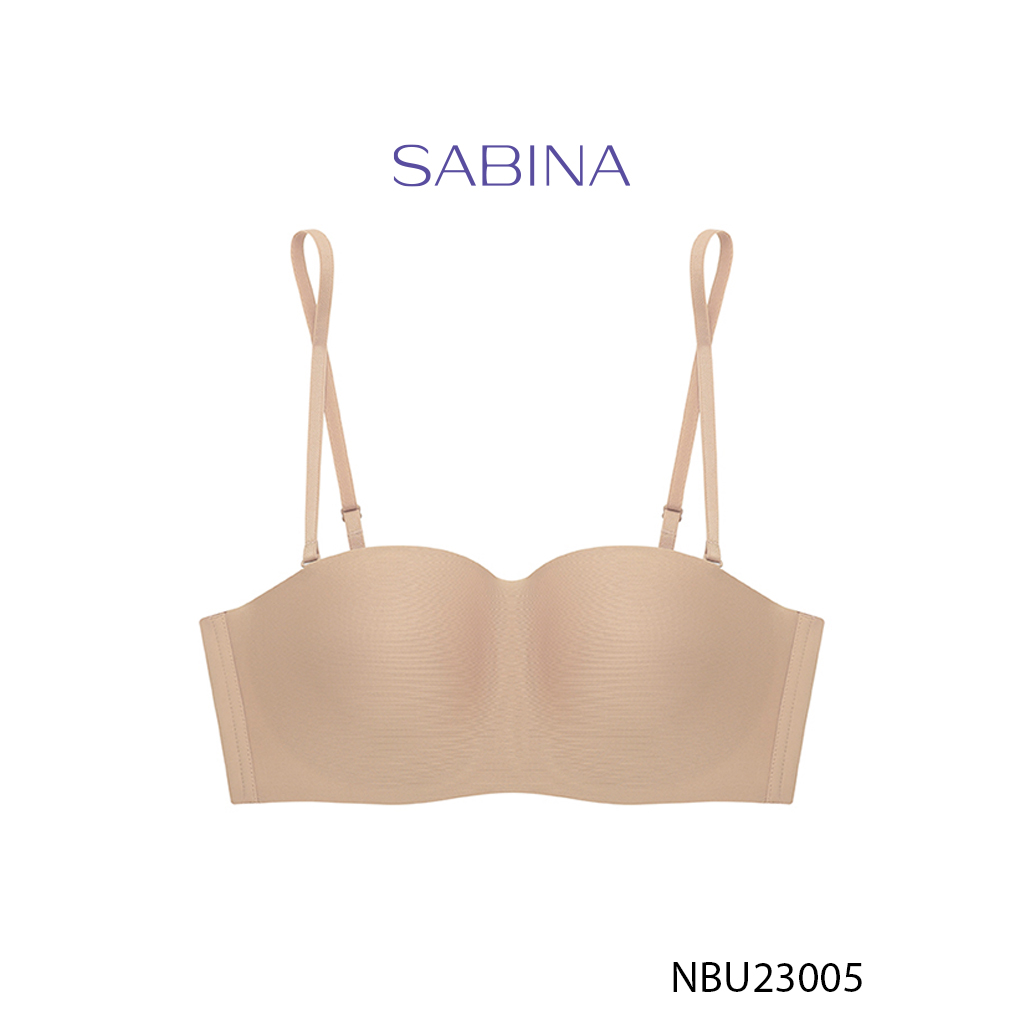 Mô tả Áo Lót Không Gọng Mút Mỏng Cup Ngang Dây Lưng Không Viền May Màu Trơn Pretty Perfect By Sabina NBU23005 (GIỐNG SBXU8900) - 2