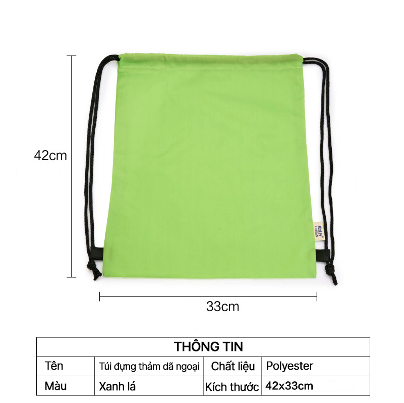 Mô tả Túi đựng thảm dã ngoại Cleacco Chất Liệu Polyester Boro Sport - 1
