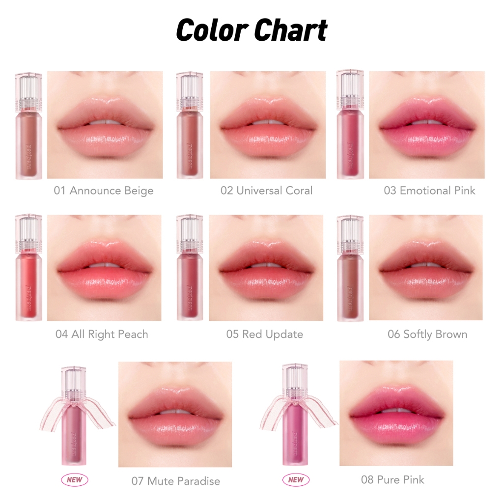 Son Bóng Peripera Water Bare Tint | Shopee Việt Nam