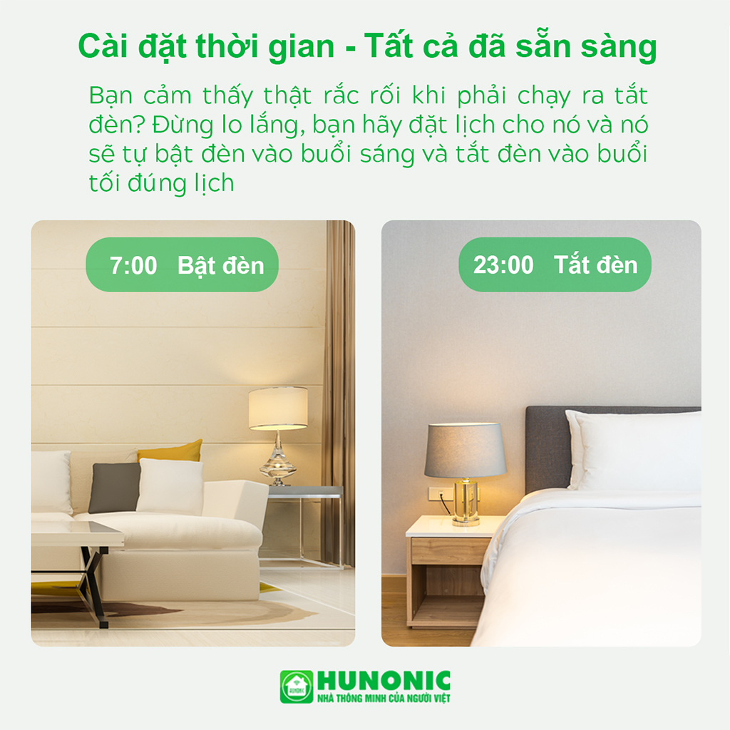 Công Tắc Thông Minh Wifi Hunonic HNSV - Ảnh 11