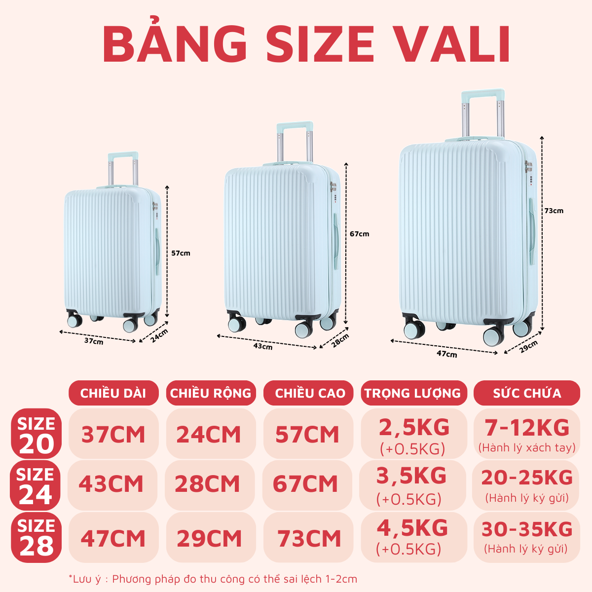 Mô tả Vali kéo du lịch Kingsun KS155/T01 bảo hành 5 năm Size 28inch - 3