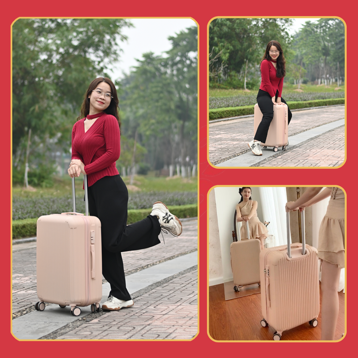Mô tả Vali kéo du lịch Kingsun KS155/T01 bảo hành 5 năm Size 28inch - 6