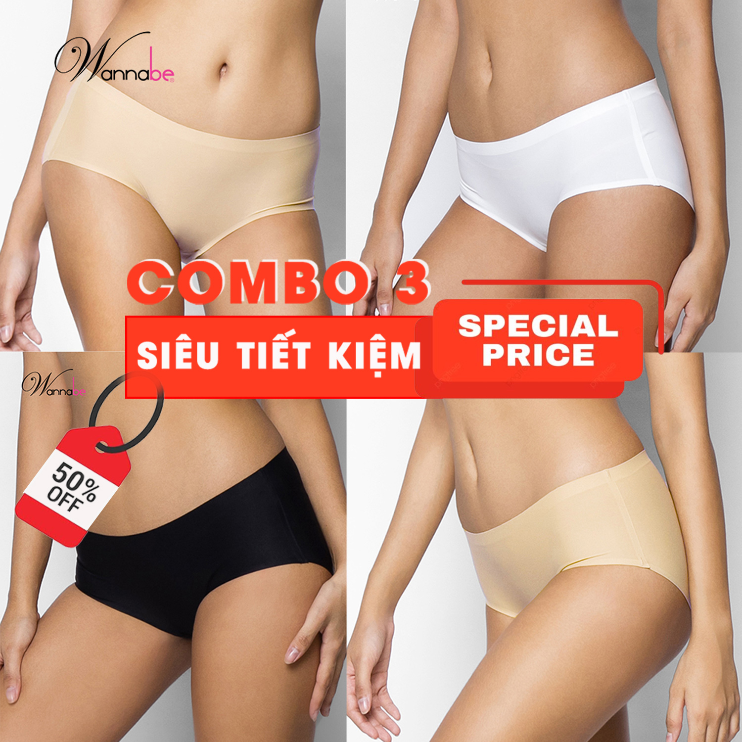 Quần lót su đúc lạnh WANNABE QL180