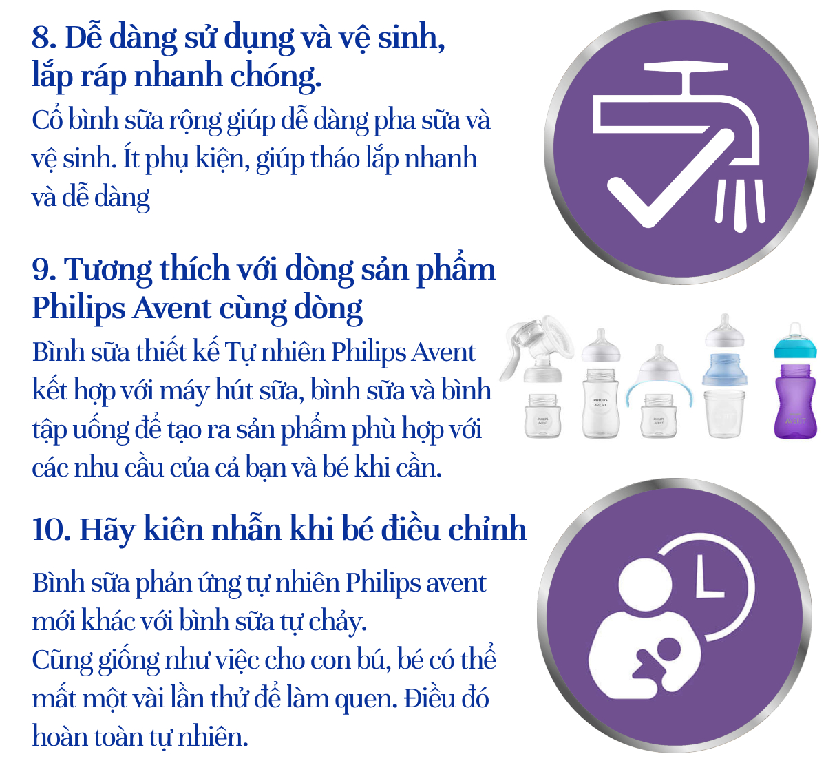 Mô tả Philips Avent Núm ty mô phỏng tự nhiên mới SCY962/02 SCY963/03 SCY964/02 SCY965/02 SCY966/12 - 5
