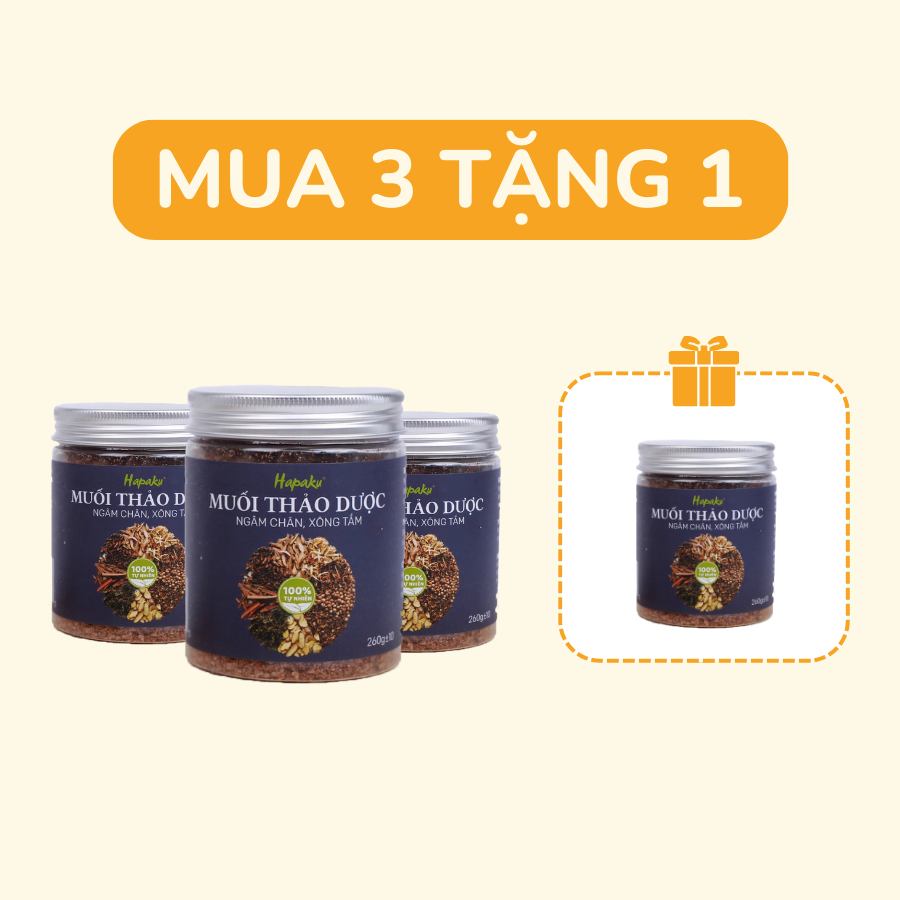 Mô tả Muối Ngâm Chân Thảo Dược Hapaku 260g - Giảm Đau Mỏi, Giúp Thư Giãn, Ngủ Ngon - 2