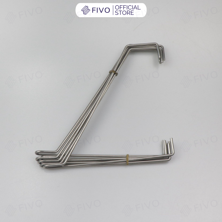 Mô tả Móc Treo Inox Và Đinh 4 Chân FIVO OP40 Dùng Cho Kệ Gỗ Treo Tường, Inox Bền Bỉ Và Chắc Chắn - 6