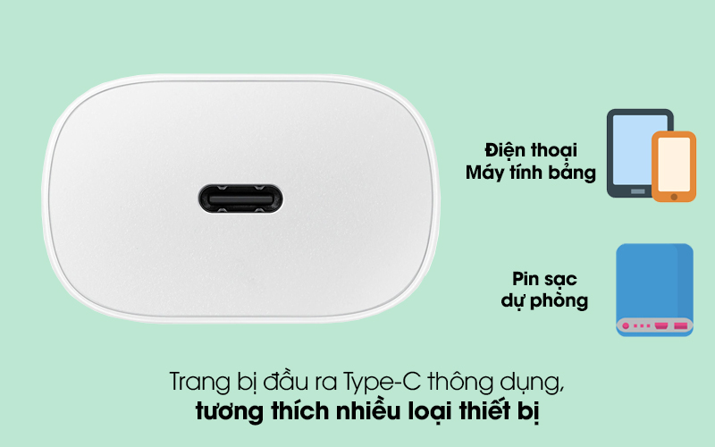 Mô tả Bộ sạc nhanh Samsung 25W Sạc siêu nhanh và cáp sạc Type C dài 1m DYDX bảo hành 1 tháng - 2