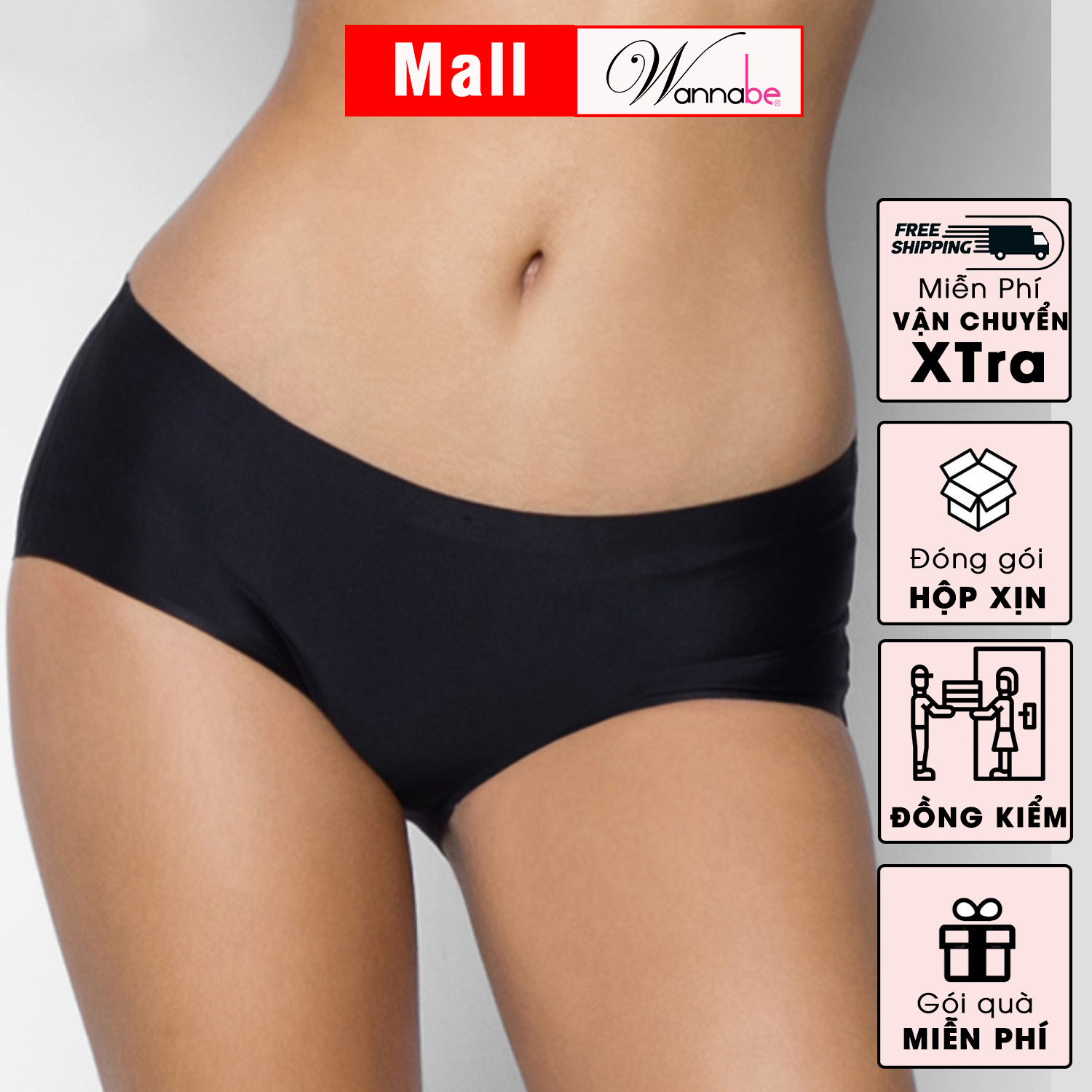 Đáy quần lót cotton Wannabe QL180