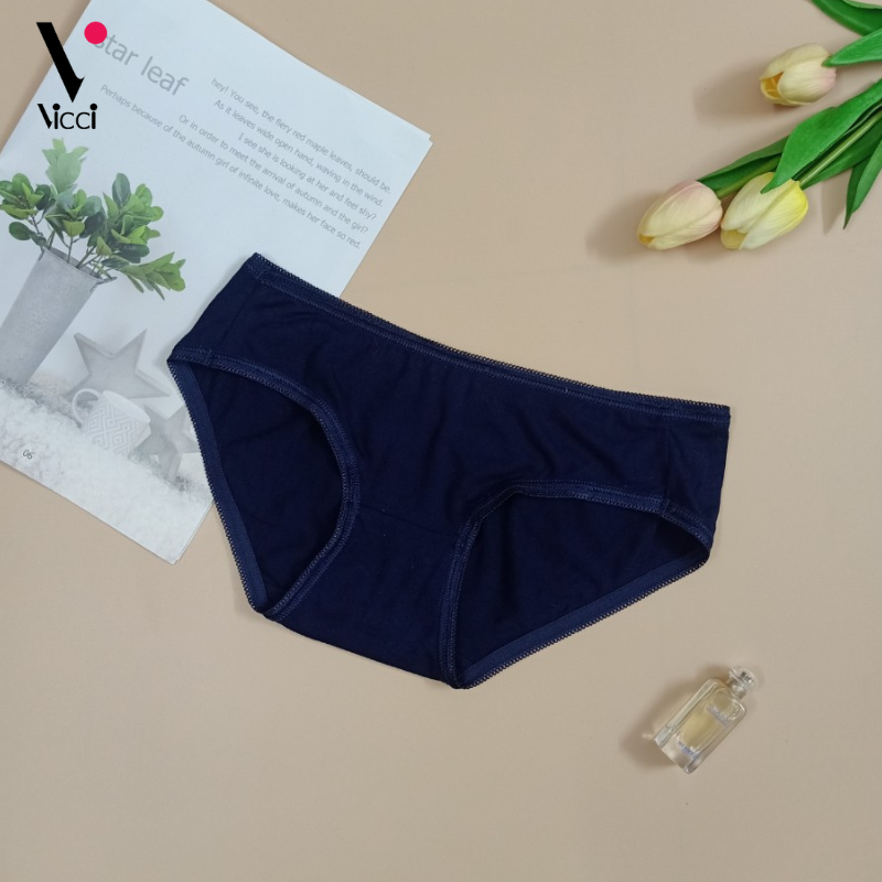 Mô tả Quần lót nữ cotton cao cấp Vicci 102 mềm mại, êm ái, kháng khuẩn khử mùi - 5