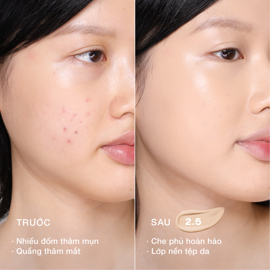 Mô tả Phấn Nước Mịn Lì Lâu Trôi OFÉLIA Uncovered Longwear Cushion SPF50+/PA++++ 12g - 3