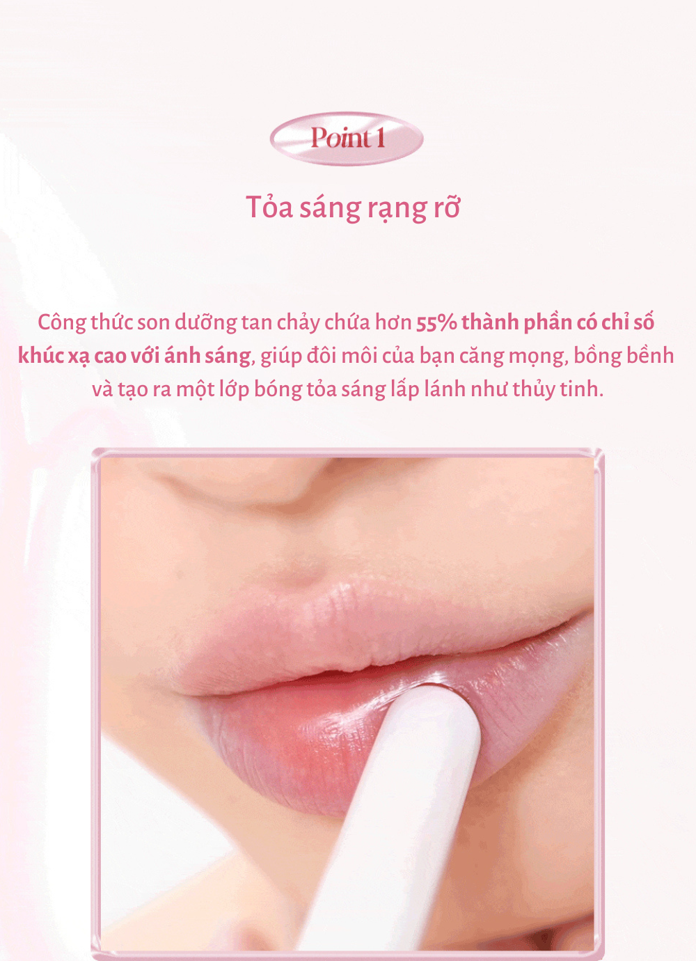 Mô tả Son Dưỡng Tan Chảy Có Màu Espoir Mega Melting Bomb 1.7gr - 3