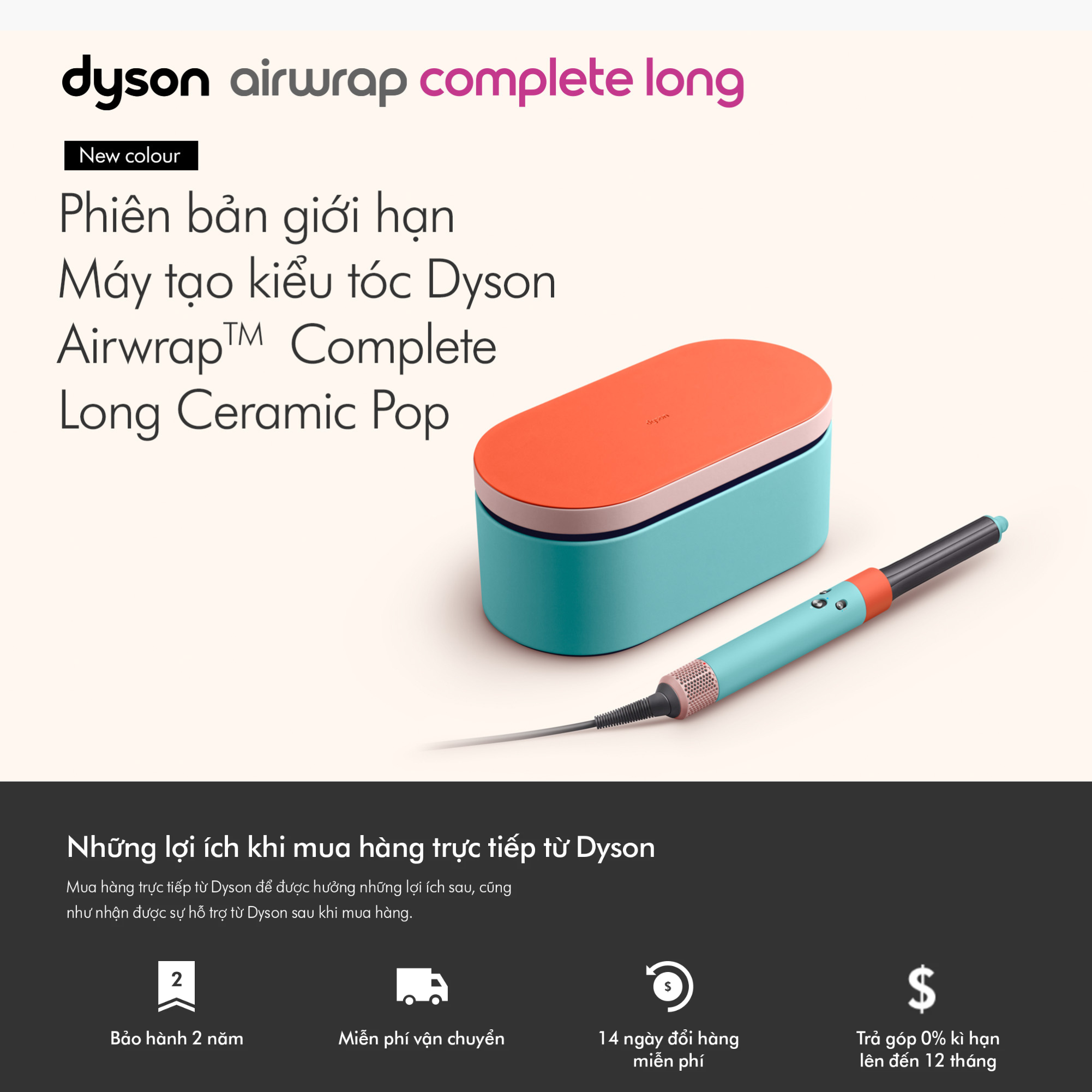 Mô tả Máy tạo kiểu tóc và sấy khô Dyson Airwrap ™ Complete Long - 1
