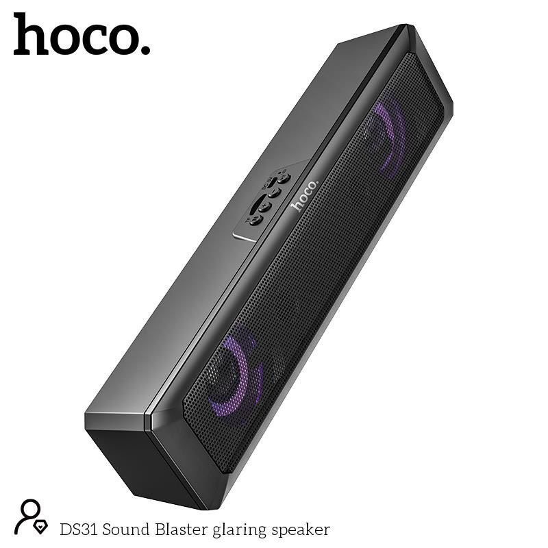 Loa bluetooth Hoco DS31 dòng loa dài, hỗ trợ thẻ nhớ TF, đèn LED 2 bên ...