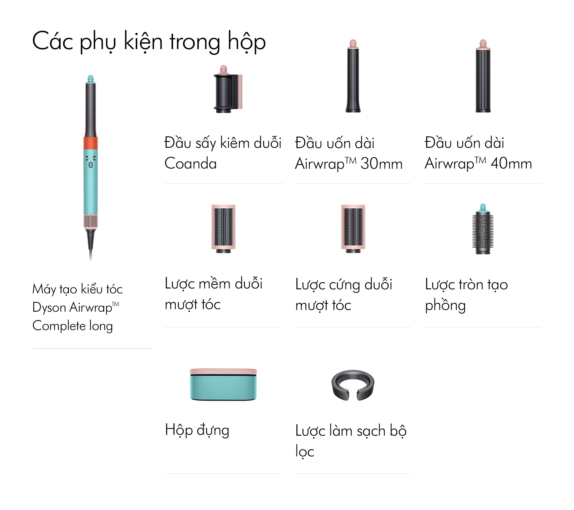 Mô tả Máy tạo kiểu tóc và sấy khô Dyson Airwrap ™ Complete Long - 2