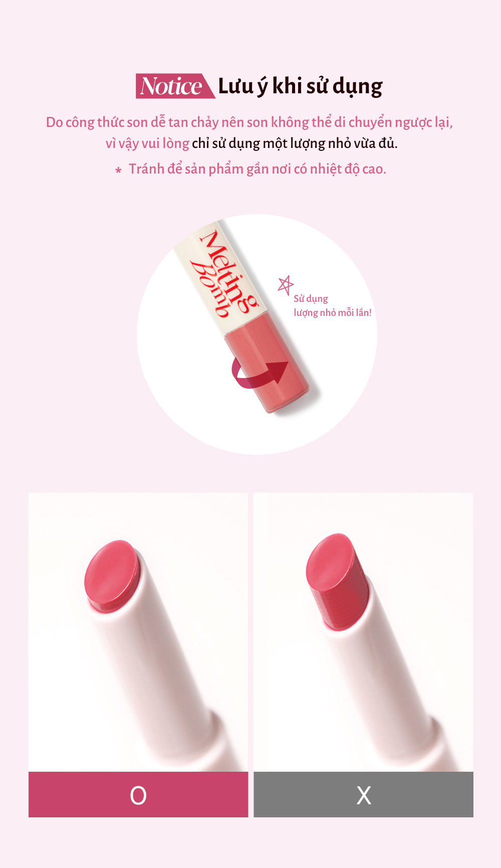 Mô tả Son Dưỡng Tan Chảy Có Màu Espoir Mega Melting Bomb 1.7gr - 10