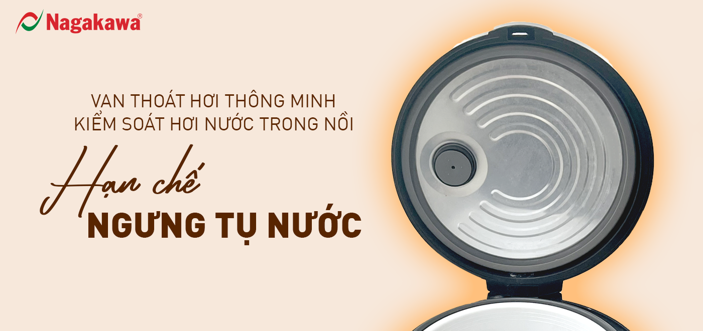 Mô tả Nồi cơm điện cơ Nagakawa NAG0146 (1,8L - 900W) - Lòng nồi hợp kim nhôm - Bảo hành 1 năm - 7