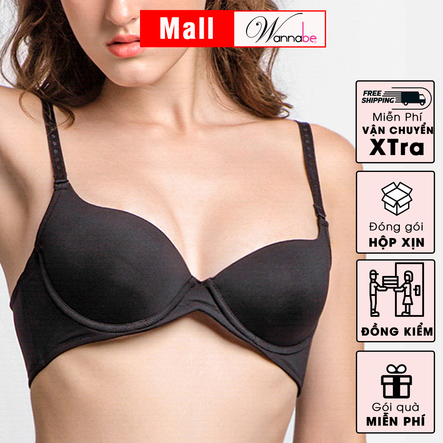 Chi tiết móc cài áo ngực WANNABE AN310