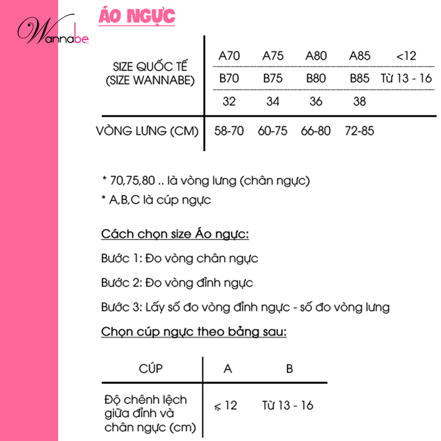 Mô tả Áo ngực mút mỏng WANNABE áo chíp cúp lớn có gọng kiểu basic trơn mút thông thoáng nhẹ mềm xinh AN310 - 9