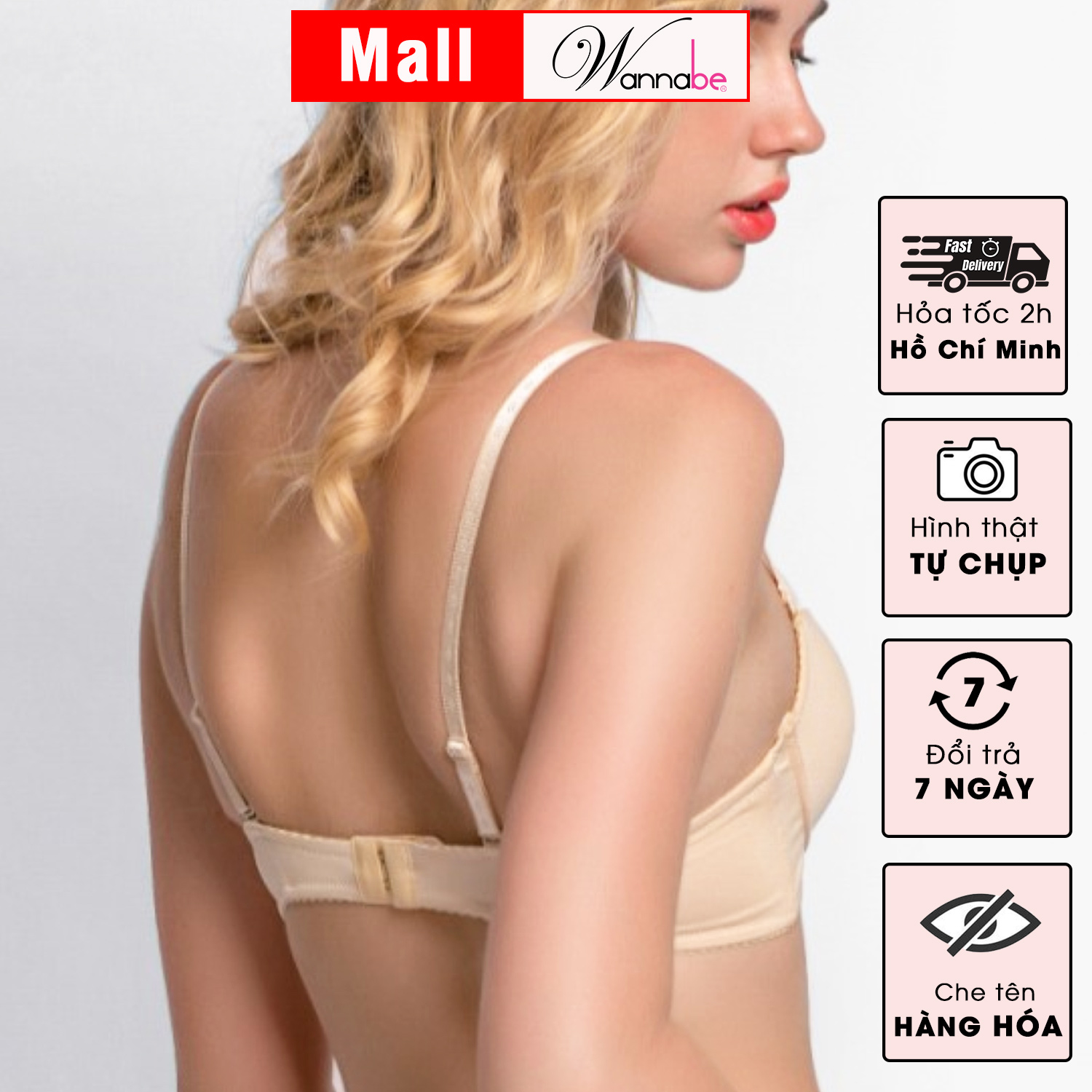 Áo ngực WANNABE AN312 thun trơn đơn giản