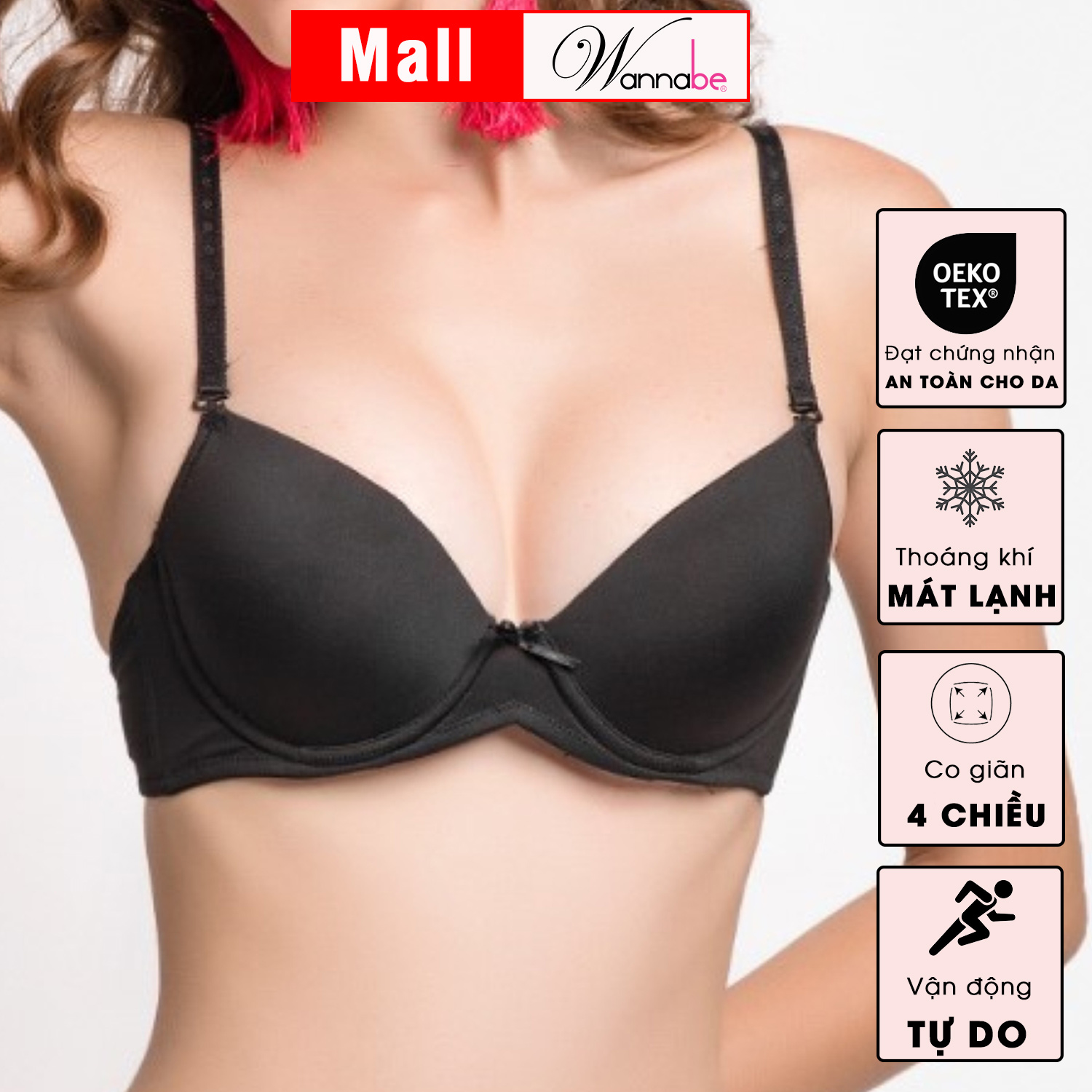 Áo ngực WANNABE AN312 mút dày nâng ngực