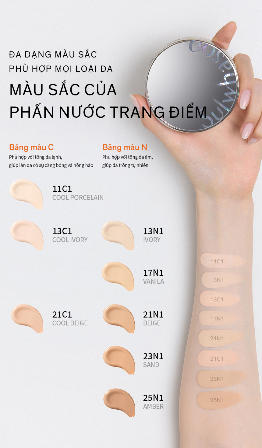 Mô tả Phấn Nước Trang Điểm 5G - Sulwhasoo Perfecting Cushion - 4