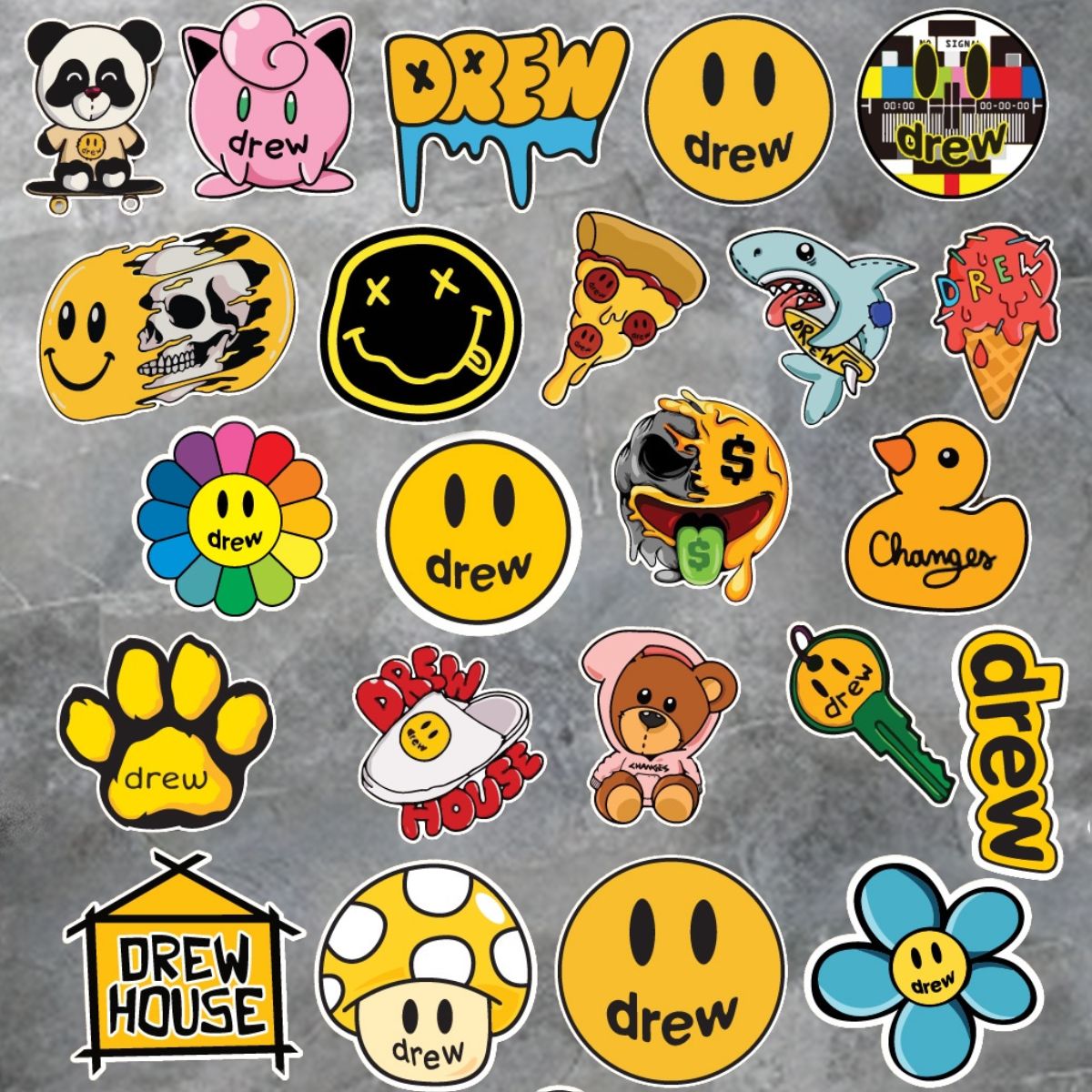Mô tả Combo 14 Sticker dán mũ bảo hiểm, laptop chống nước cao cấp - 3