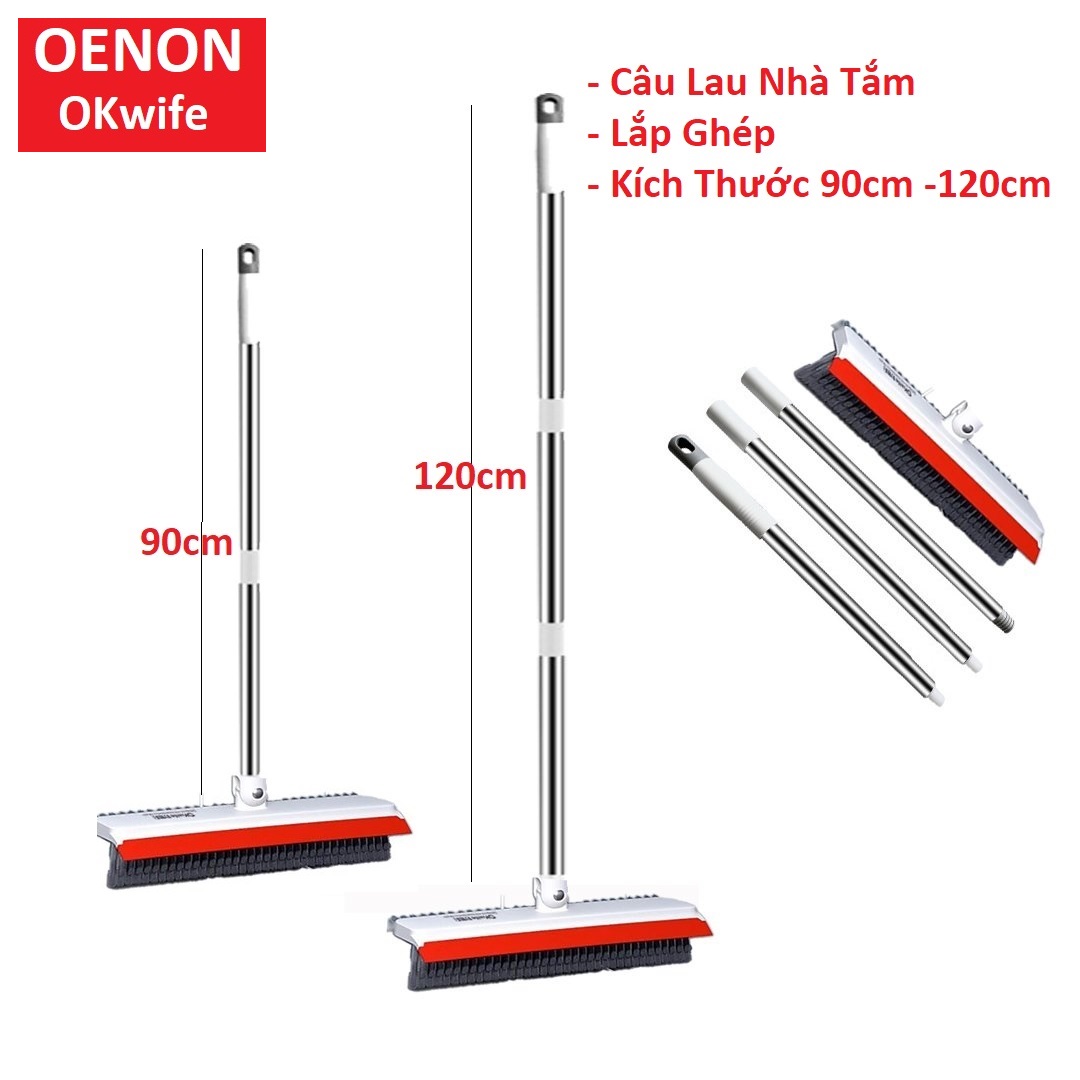 Mô tả Cây Chà Sàn Nhà Tắm OK01 3 Trong 1 Thiết Kế Chà Sàn, Gạt Nước - OENON - 8