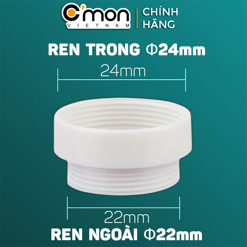 Mô tả Đầu chuyển đổi vòi nước ren trong ngoài C'MON DN-03 - 5