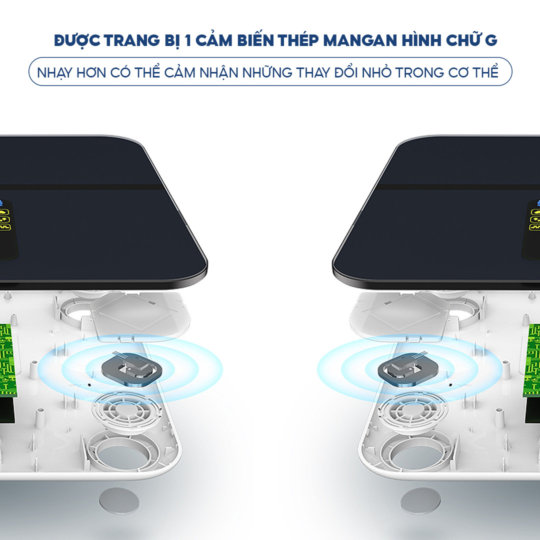 Mô tả Cân điện tử thông minh HOMCA S7 pro đo 15 chỉ số, có kết nối bluetooth - 4