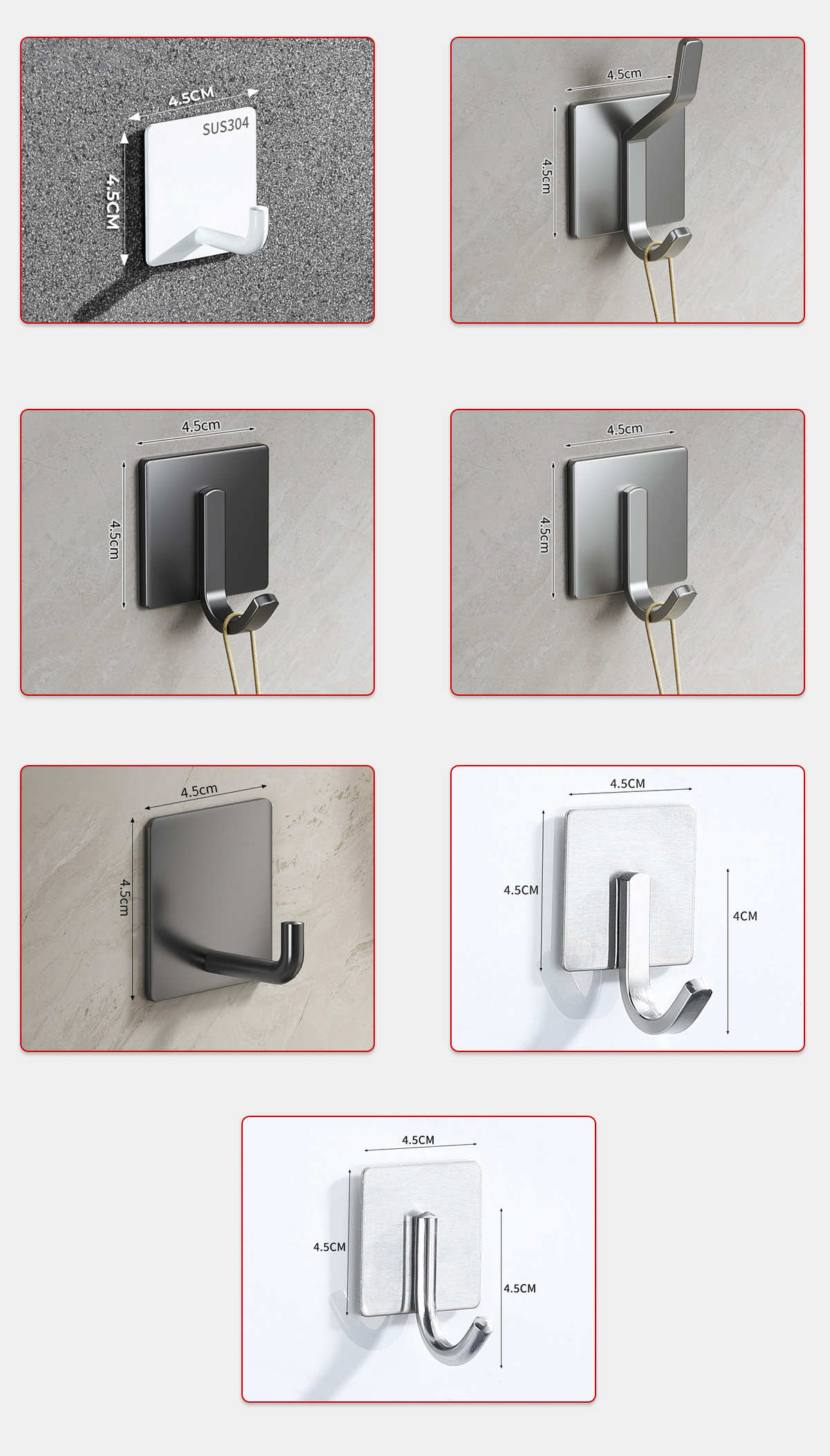 Móc dán tường chịu lực