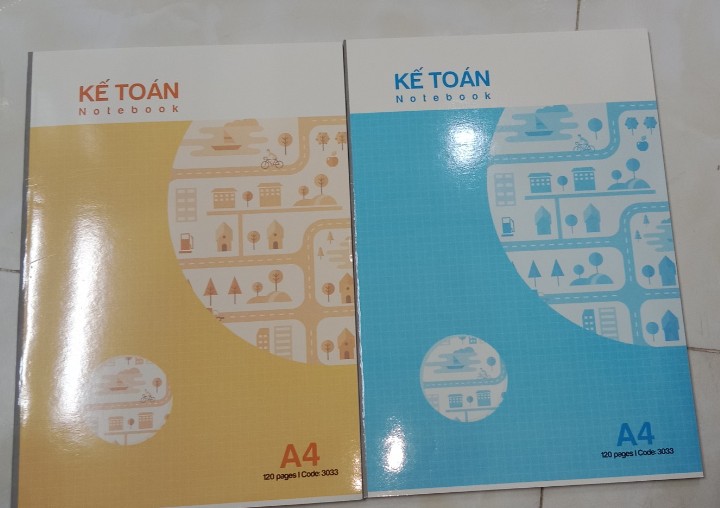Mô tả Sổ ghi chép kế toán A4 Hải Tiến kẻ ngang bìa cứng chi tiêu tiết kiệm - Nhà Sách Tâm An - 1