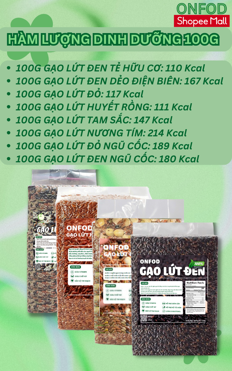 Gạo lức huyết rồng ONFOD