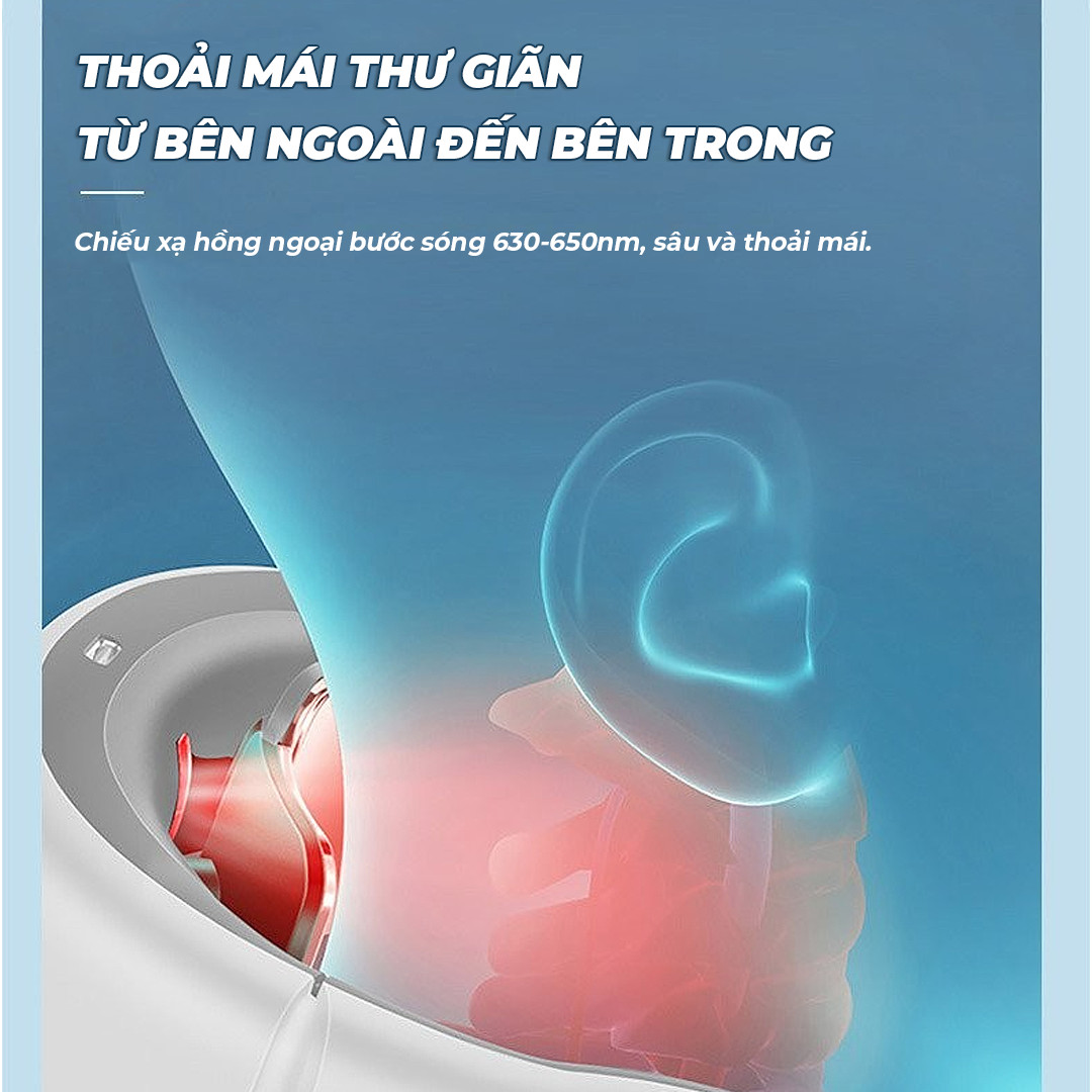 Mô tả Máy massage cổ HOMCA P7, massage cổ điện xung thế hệ mới 6 chế độ, có điều khiển từ xa - 3