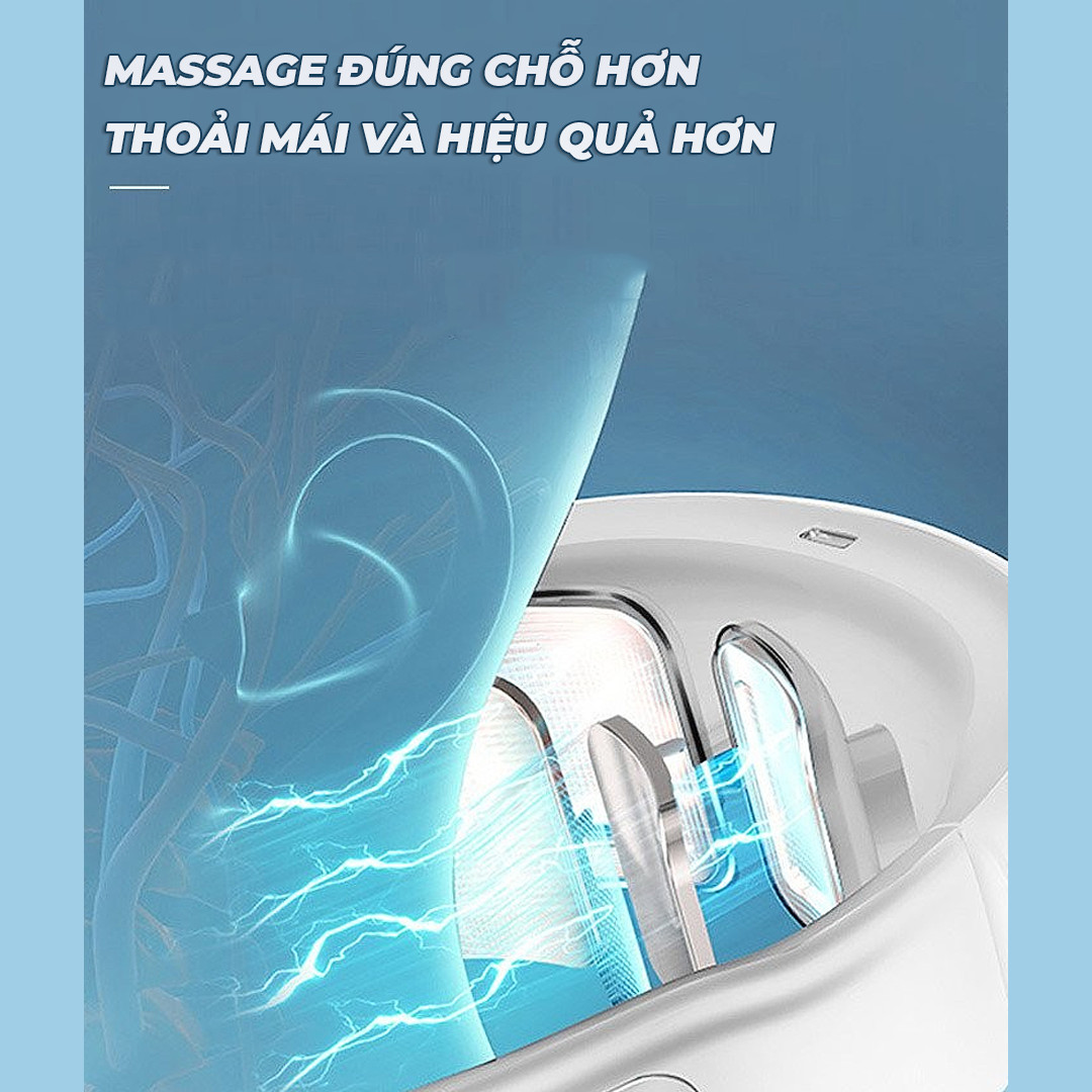 Mô tả Máy massage cổ HOMCA P7, massage cổ điện xung thế hệ mới 6 chế độ, có điều khiển từ xa - 5