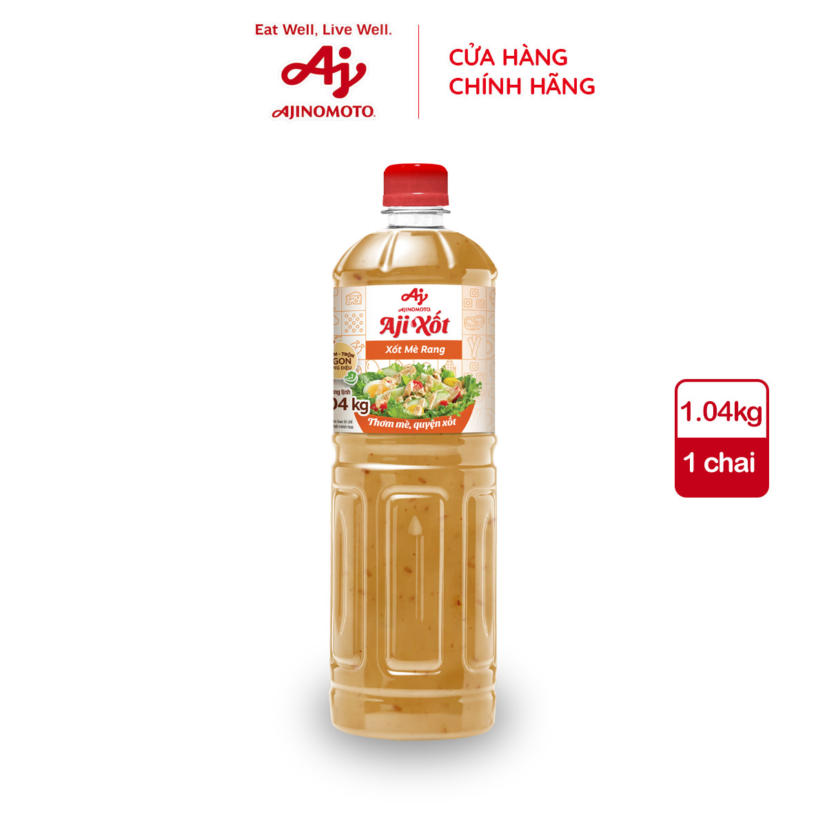 Mô tả Xốt mè rang Aji-Xốt 1.04kg/Chai - 1