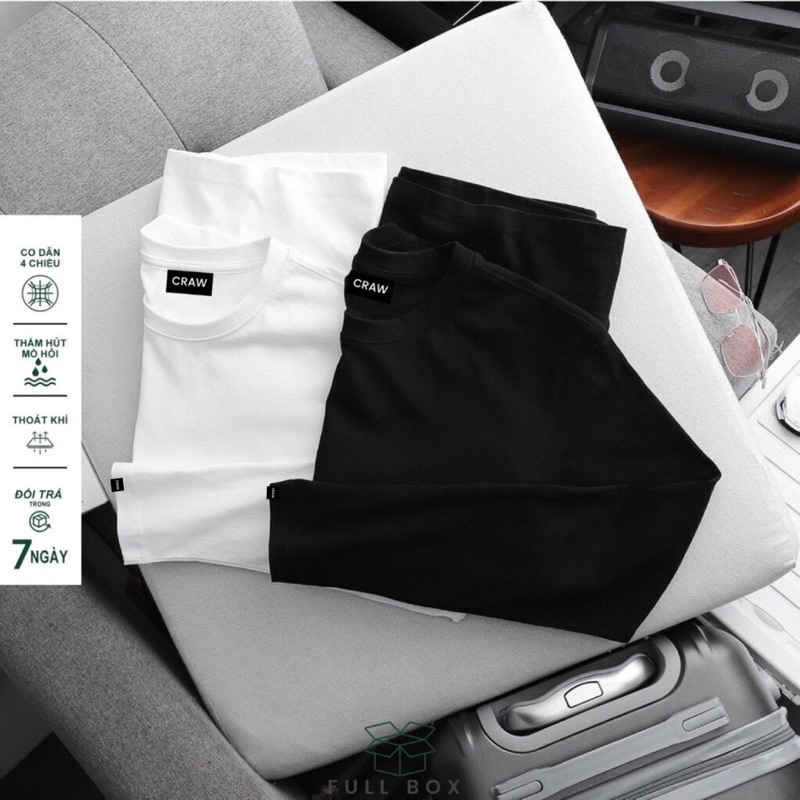 Mô tả Áo thun tay dài Gấu 194 vải coton dày dặn, mềm mịn, co dãn - form regular Unisex - Trơn TD - 1