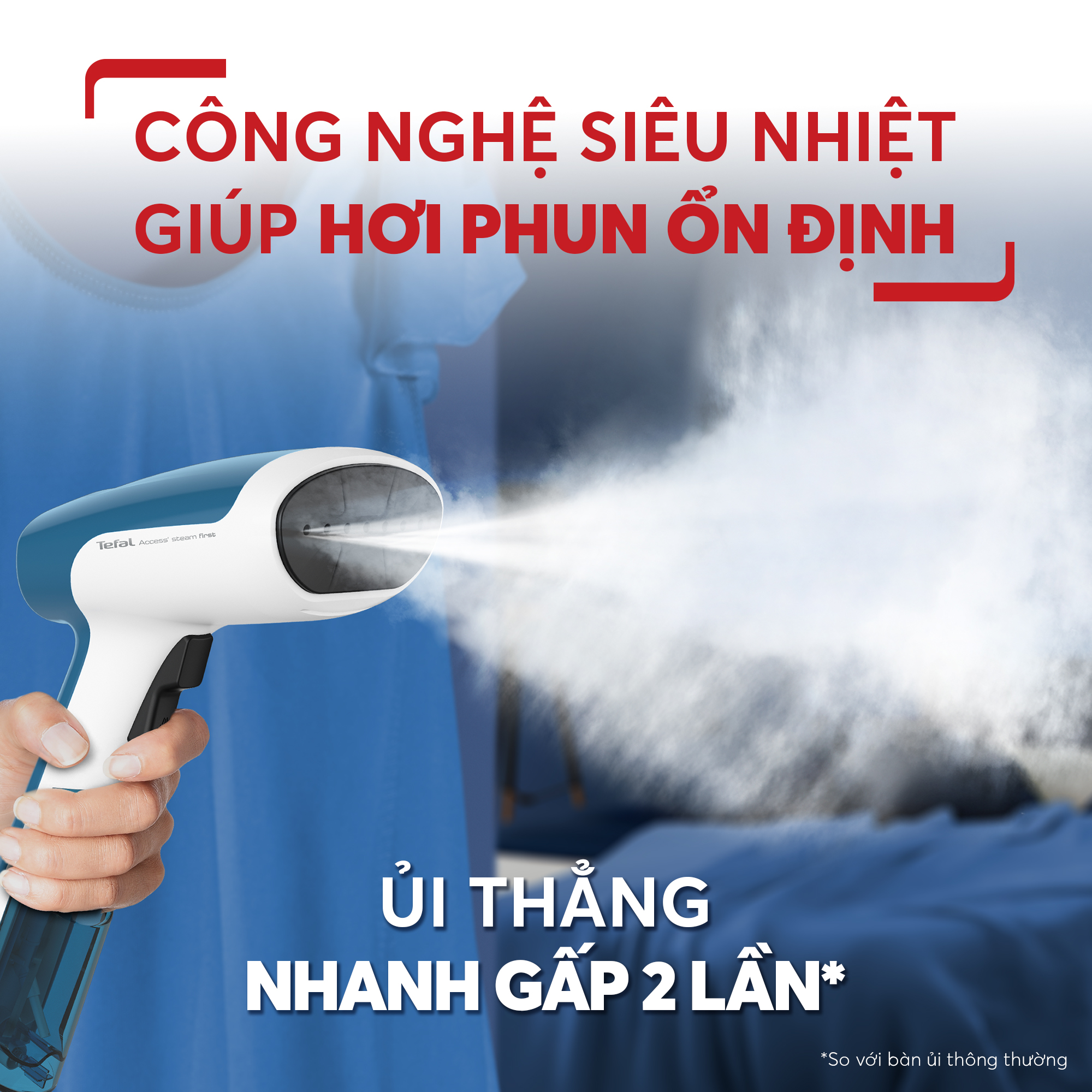 Mô tả Bàn ủi cầm tay Tefal - DT6130E0 - 1