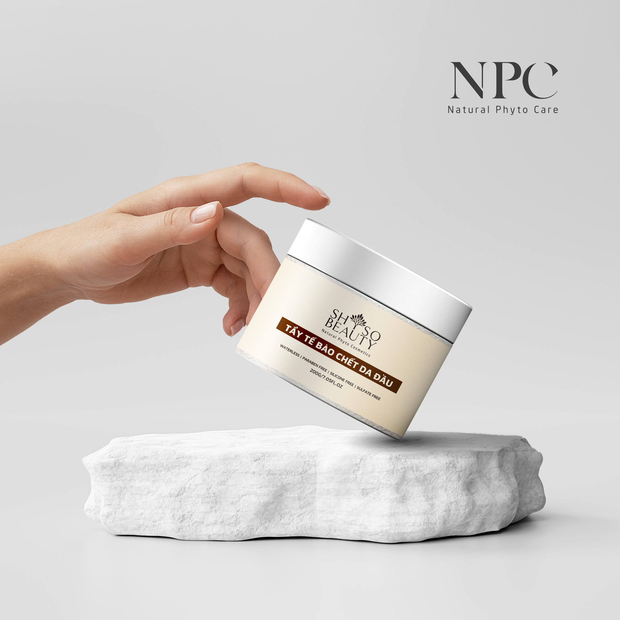 Mô tả Muối Tẩy Tế Bào Chết Da Đầu SHSO Beauty Sea Salt Treatment Hair Scalp Cà Phê & Sữa Dừa Phục Hồi Tóc Hư Tổn - 200 gram - 1