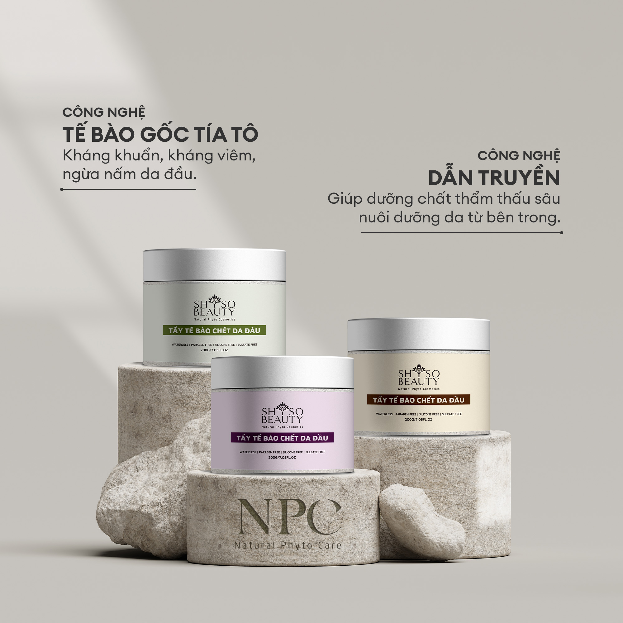 Mô tả Muối Tẩy Tế Bào Chết Da Đầu SHSO Beauty Sea Salt Treatment Hair Scalp Cà Phê & Sữa Dừa Phục Hồi Tóc Hư Tổn - 200 gram - 2