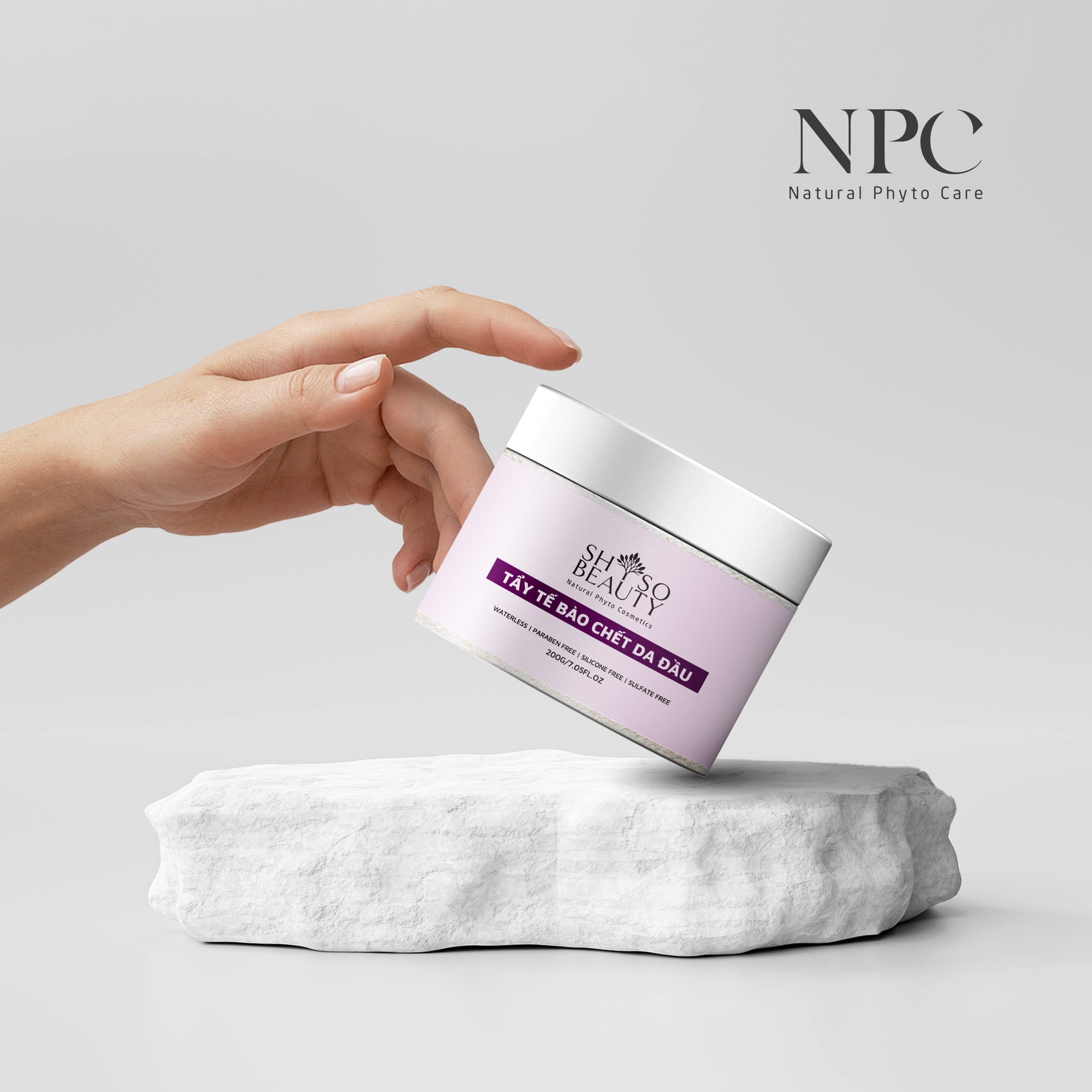 Mô tả Muối Tẩy Tế Bào Chết Da Đầu SHSO Beauty Sea Salt Treatment Hair Scalp Tía Tô & Bạc Hà Mát Lạnh, Kiểm Soát Dầu - 200 gram - 1