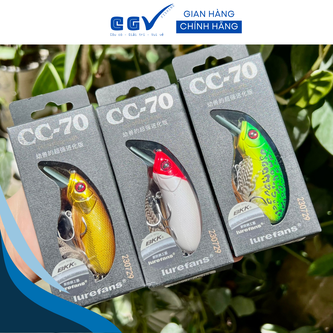 Mồi lure CC70 12.5G 7cm action nổi câu lóc, chẽm... | Shopee Việt Nam
