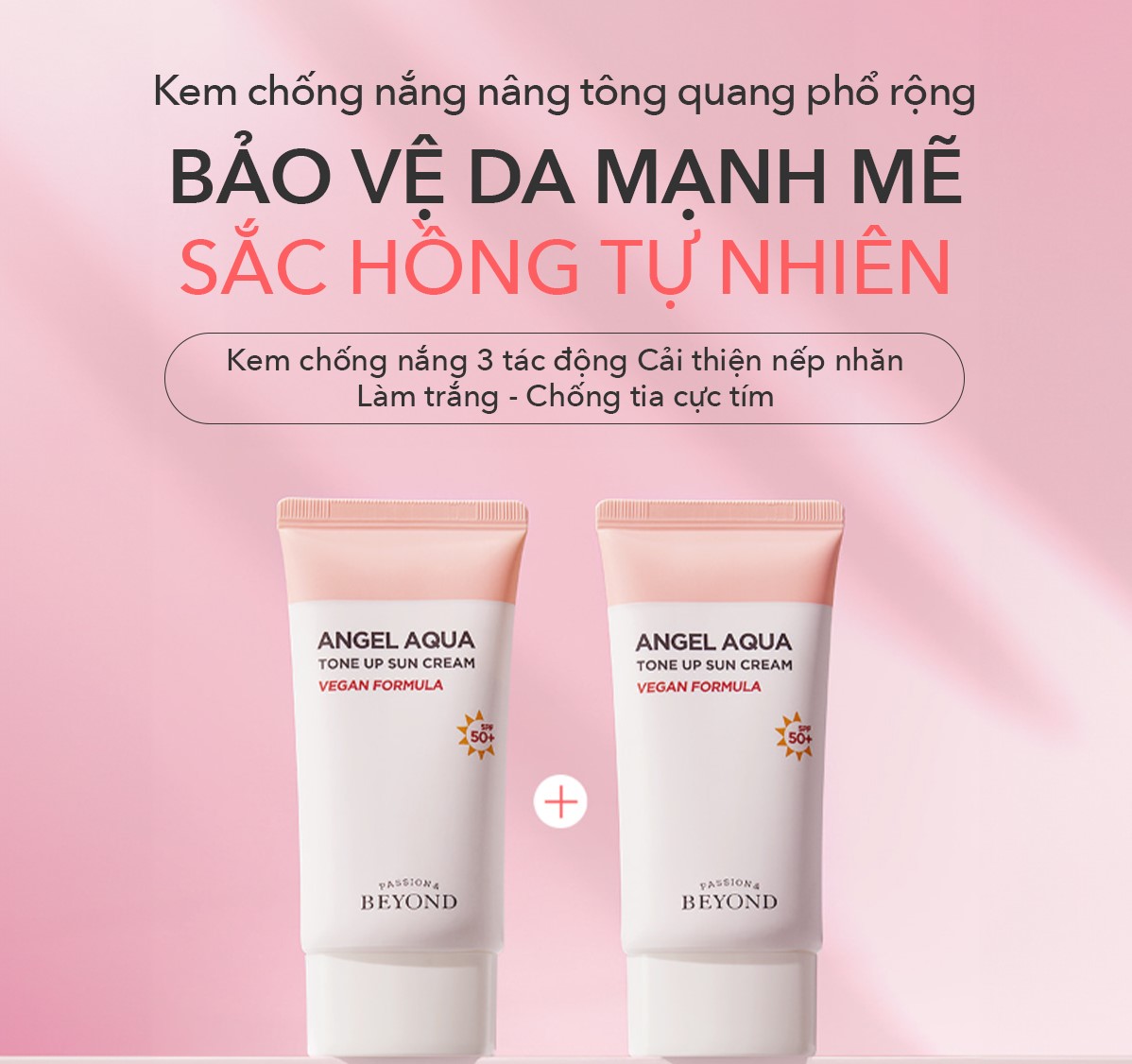Kem chống nắng cấp ẩm nâng tone Beyond Angel Aqua Tone-up Suncream 50ml |  Shopee Việt Nam