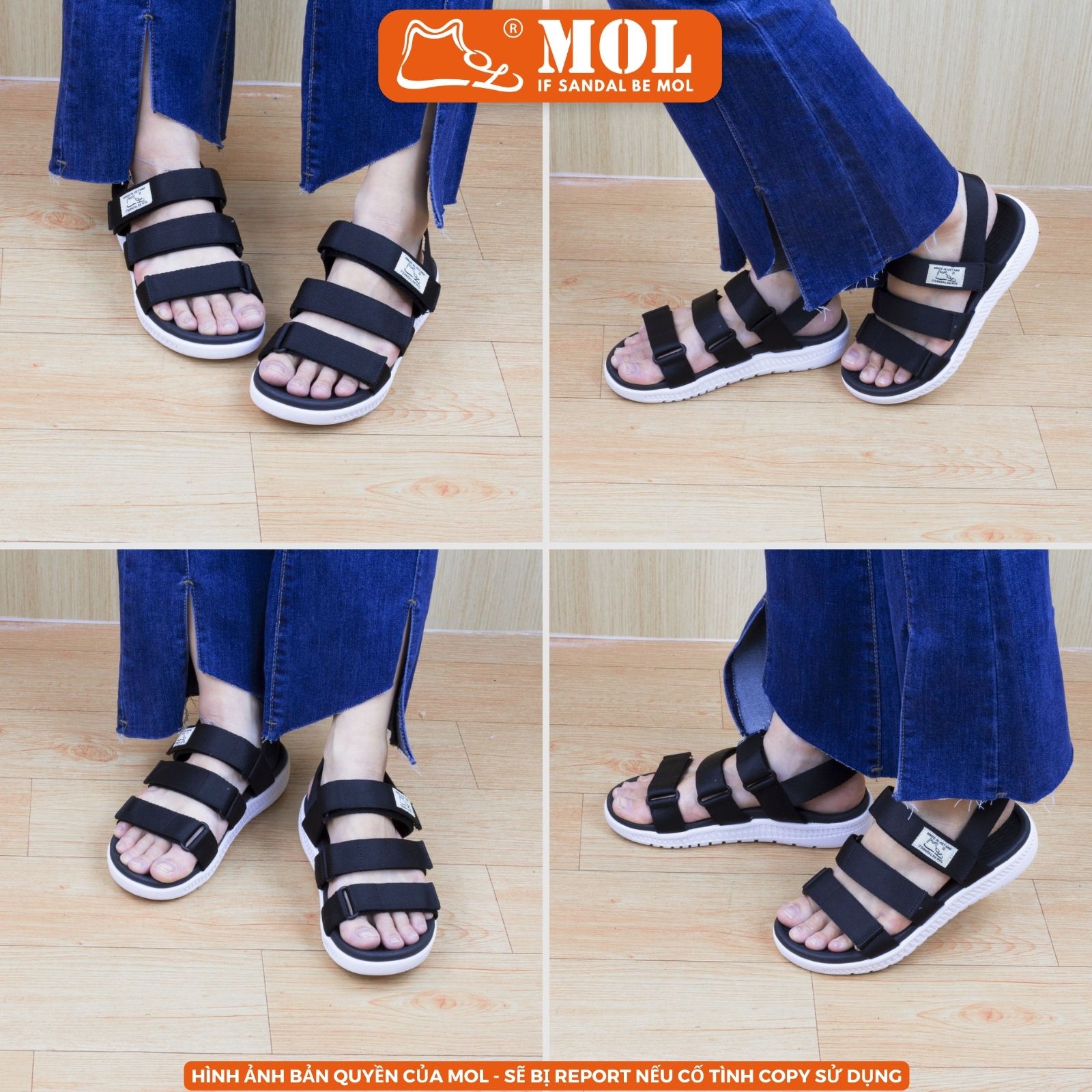 Mô tả Sandal MOL Zenstep nam nữ unisex MS4G 3 quai ngang( Form nhỏ, khách lưu ý lấy tăng 1 size) - 7