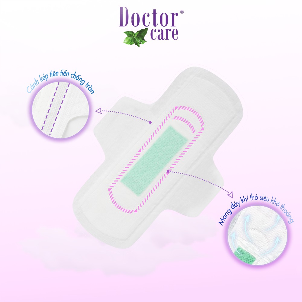 Combo 6 gói Băng vệ sinh thảo dược D&C Doctor Care ban ngày 24cm (Chính ...