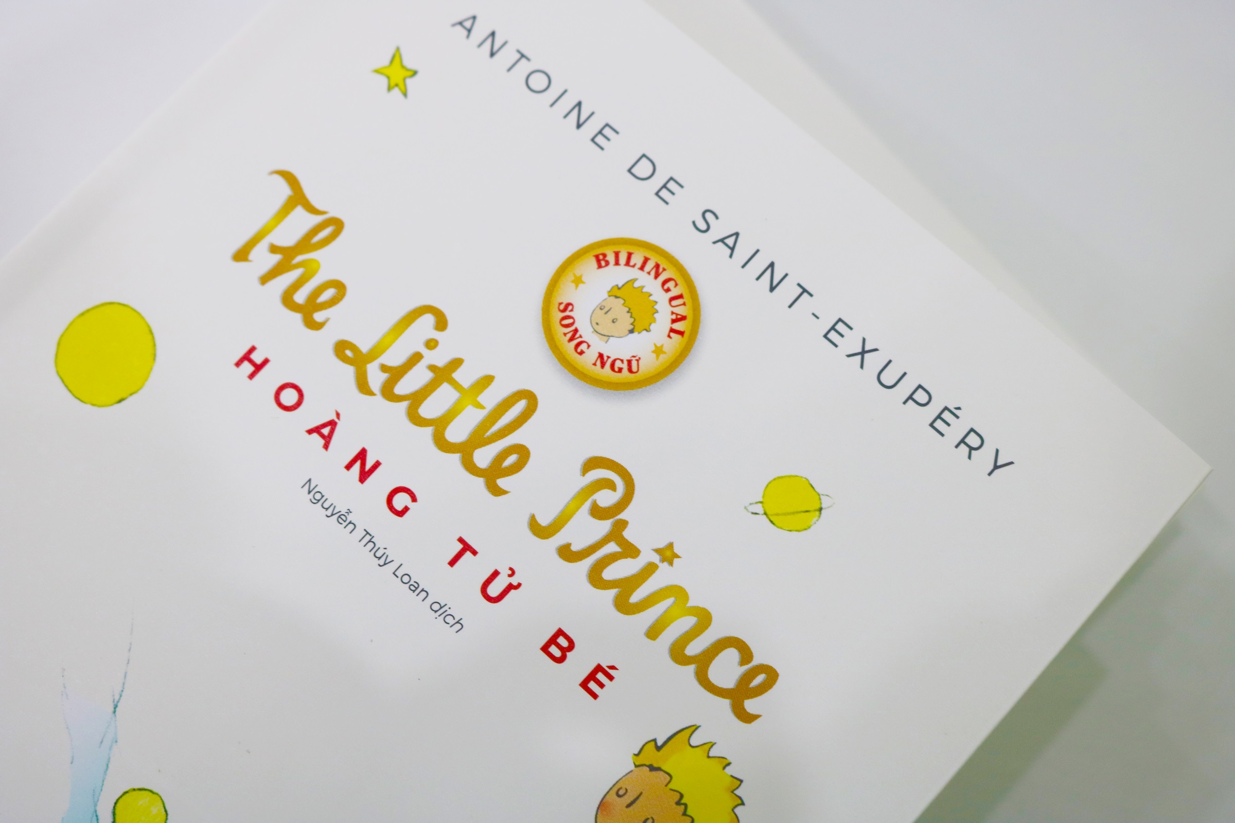 Mô tả Sách Hoàng Tử Bé - The Little Prince kinh điển, truyện song ngữ có note từ vựng kèm nghe - 1